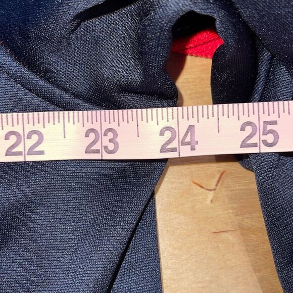 Spyder Mens Half Zip Lightweight Fleece Sweater Jacket Black Red Size XL - Picture 7 of 8